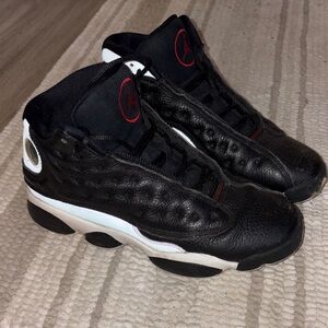 Jordan’s Black, White & Red Retro Basketball Sneakers